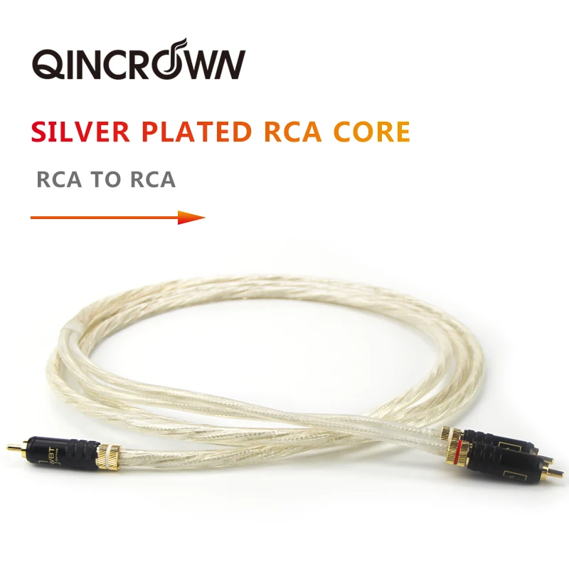 Audiophile subwoofer cable rca lotus one point two signal audio cable output dedicated single to double