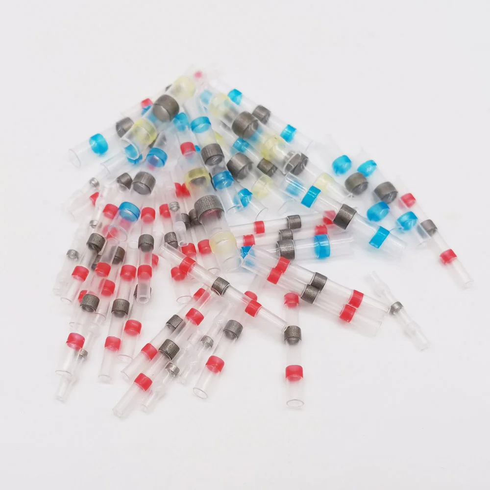 20/50/120pcs Wire Connectors Seal Sleeve Tube Heat Shrink Solder Waterproof for Car Motorcycle Home Cable Connect