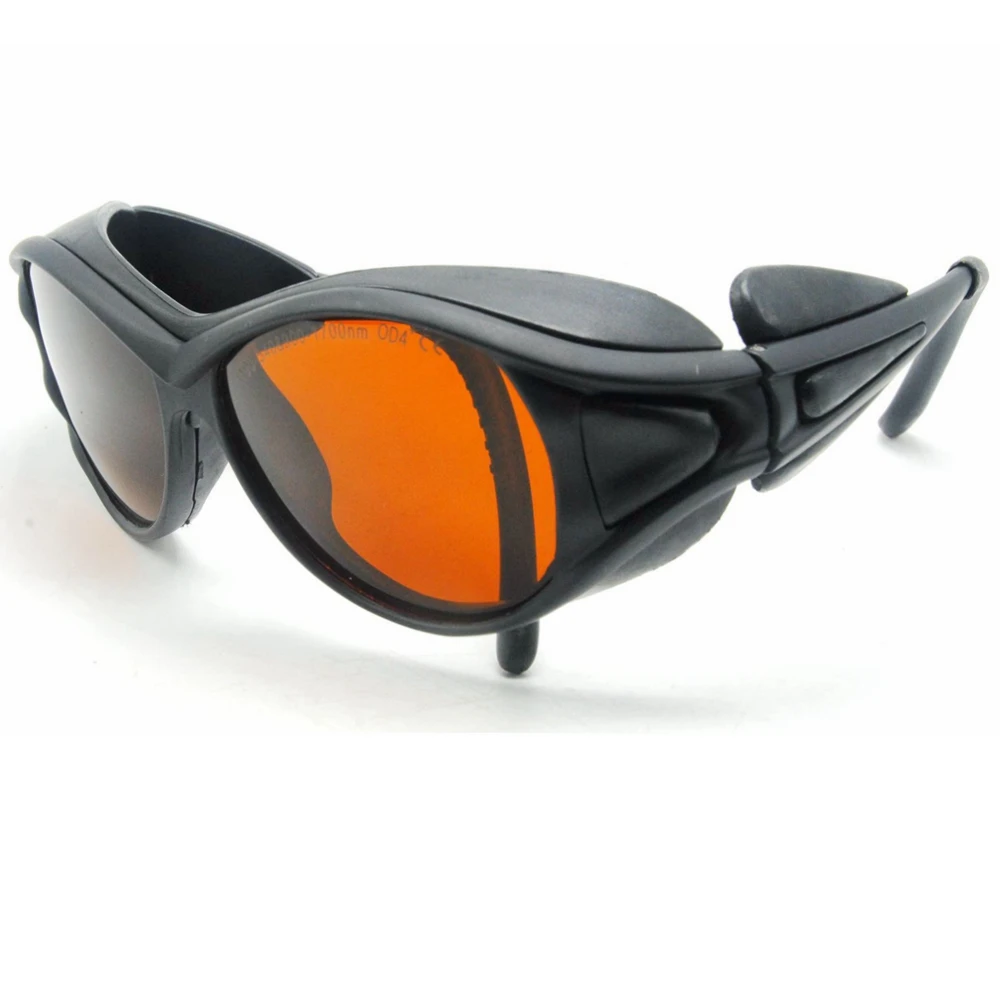 EP-1A OD4+ CE Eye Protection Goggles for 190nm-540nm 900nm-1700nm 1064nm YAG Infrared Laser Safety Glasses
