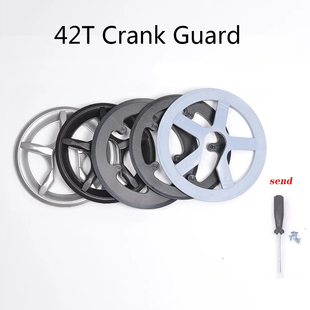 

42T велосипедная Звездочка звездочки цепи защиты предохранительной крышкой для колес кривошипно-брелок для ключей протектор Велоспорт 42-зуб цепь для мотоцикла