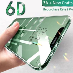 1-3Pcs 3D Screen Protector 5D Full Cover 9H Tempered Glass for iPhone X XR XS 11 12 13 mini 14 15 Pro Max 6 6s 7 8 Plus SE 2020