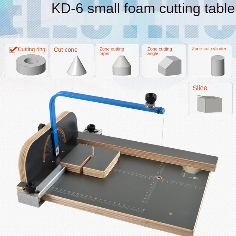 

Electric Low Density Sponge Cutting Machine Light Household Foam Cutter 390x280mm Polystyrene Cutting Table