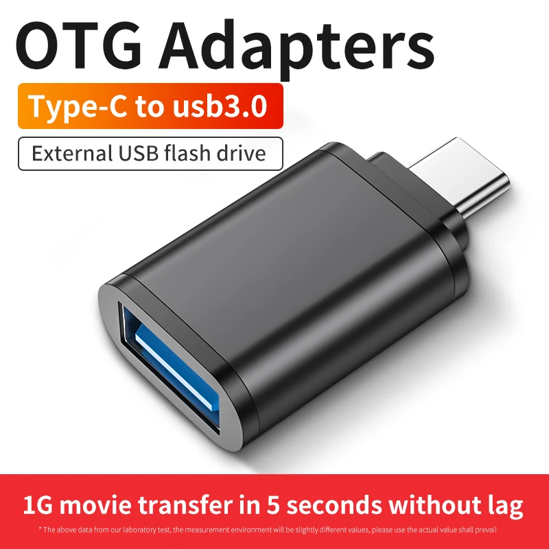 USB C OTG Adapter Fast USB To Type C Adapter for MacbookPro Samsung Xiaomi Huawei Mini USB Adapter Type-C OTG Cable Converter