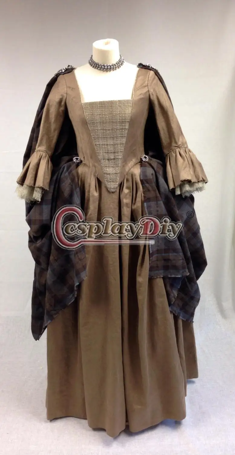 Outlander Letitia MacKenzie Cosplay Costume Dress Suit Outlander Claire Randall Fraser Dress Victorian Costume L320