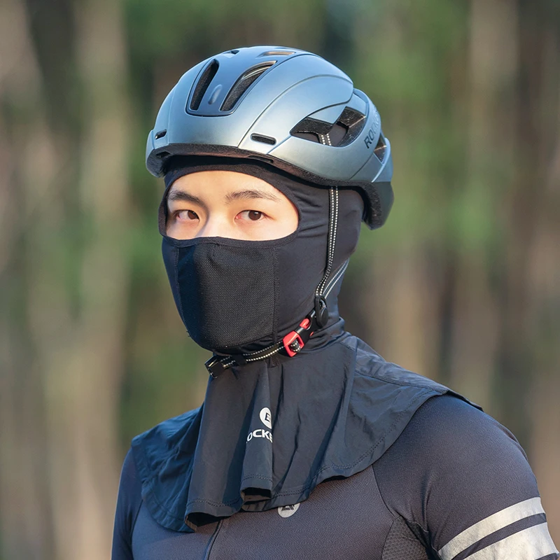 ROCKBROS Hiking Man Women Balaclava Full Face Mask Anti-UV Scarf Headgear High Elasticity Use With Helmet Fishing Face Mask