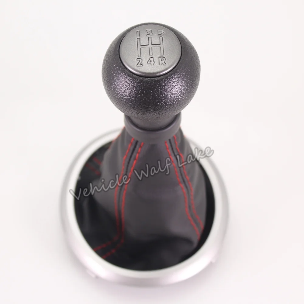 For Suzuki Swift Sport 2005- 2010 For SX4 2007-2013 For ALTO 2010-2015  Car-Styling 5speed Manual Gear Shift Knob Leather Boot