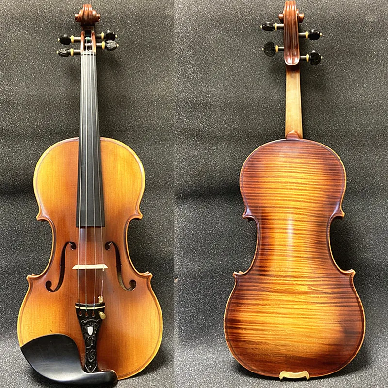 

SONG master 4/4 Flamed Violin handcrafted Fiddle One Piece back 4/4 Violin,Loud and nice sound