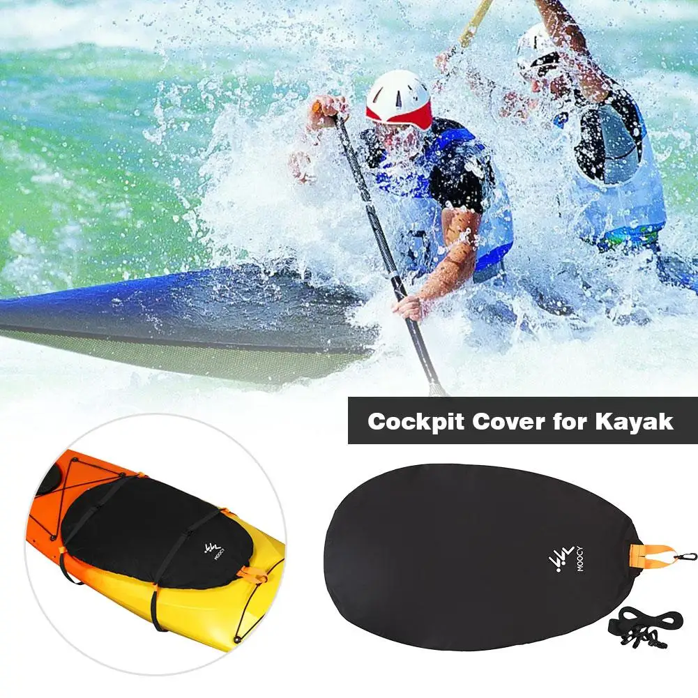 Outdoor Sports Durable Double Stitched Waterproof Kayak Cockpit Cover Adjustable Seal Protector Ocean Accessories UV50 Blocking