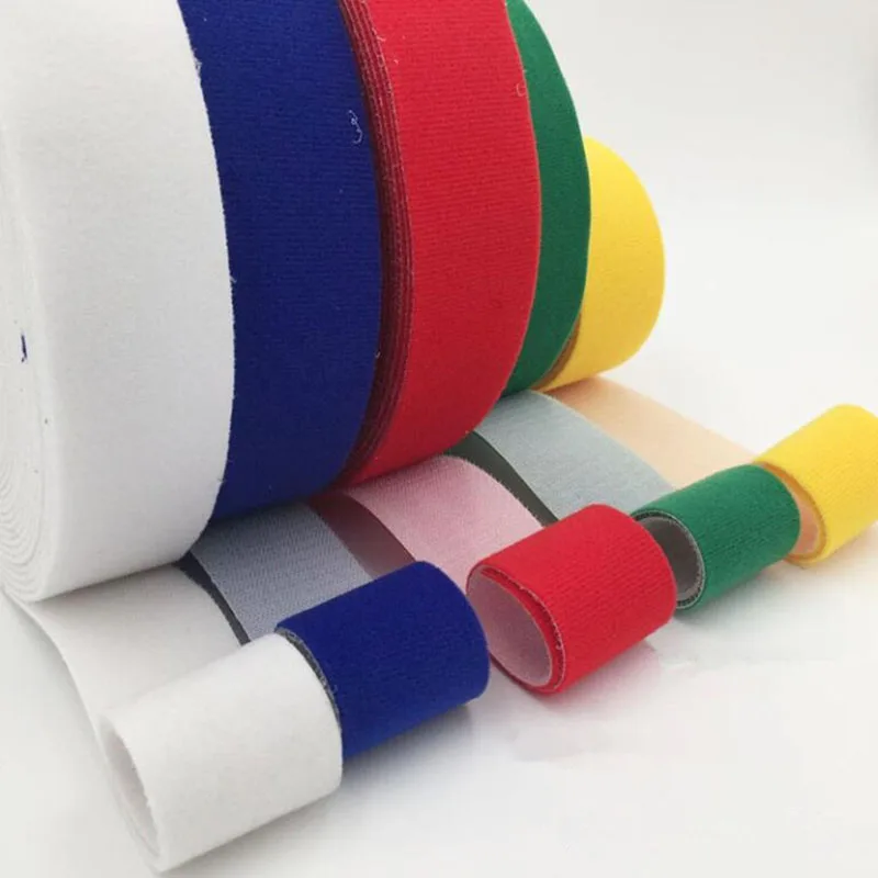 5Meter/Roll 15/20mm Color Velcros Self Adhesive Fastener Tape Reusable Strong Hooks Loops Cable Tie Magic tape DIY Accessories