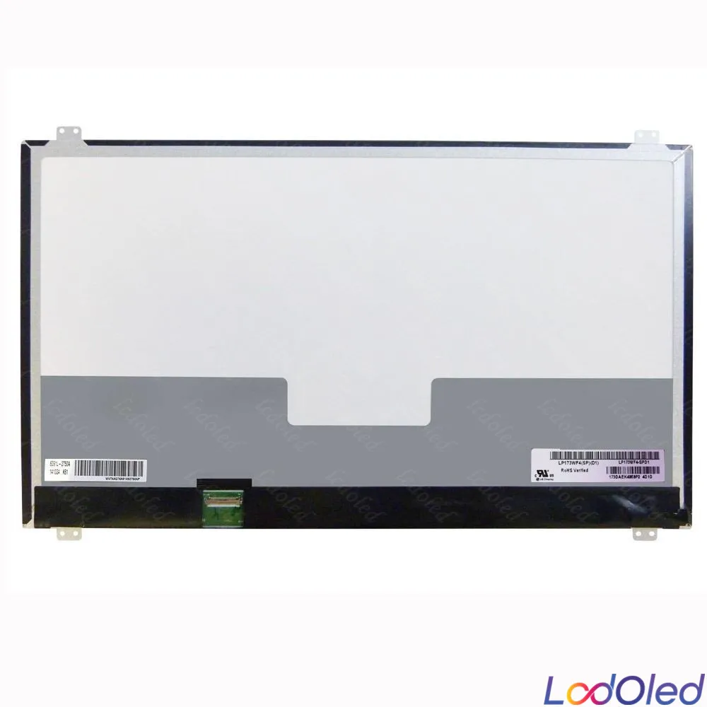 

17.3'' FHD LCD Screen Display IPS LED Panel Matrix LP173WF4-SPD1 Matte 1920x1080 72% NTSC 30 Pins