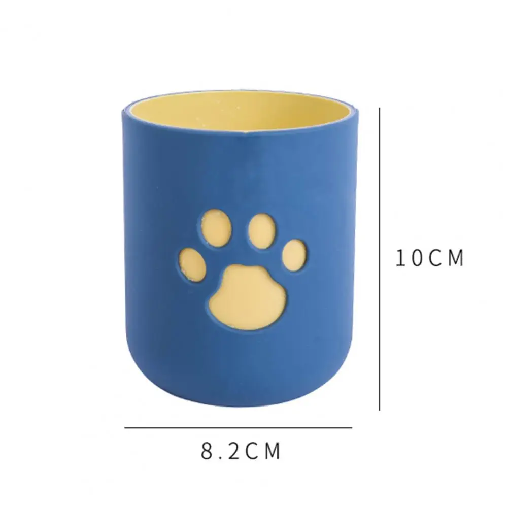 Toothbrush Tumbler Cup Holder PP Cartoon Cat Puppy Kitty Claw Wash Mouth Couples Cup Brushing Mouthwash Cup Bathroom Accessories