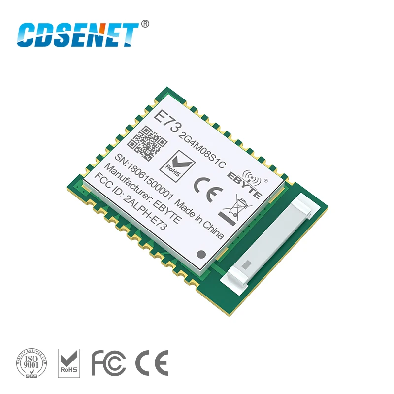 nRF52840 2.4GHz BLE 4.2  Blue-tooth 4.2  BT5.0 RF Transceiver CDSENET E73-2G4M08S1C PCB Transmitter and Receiver