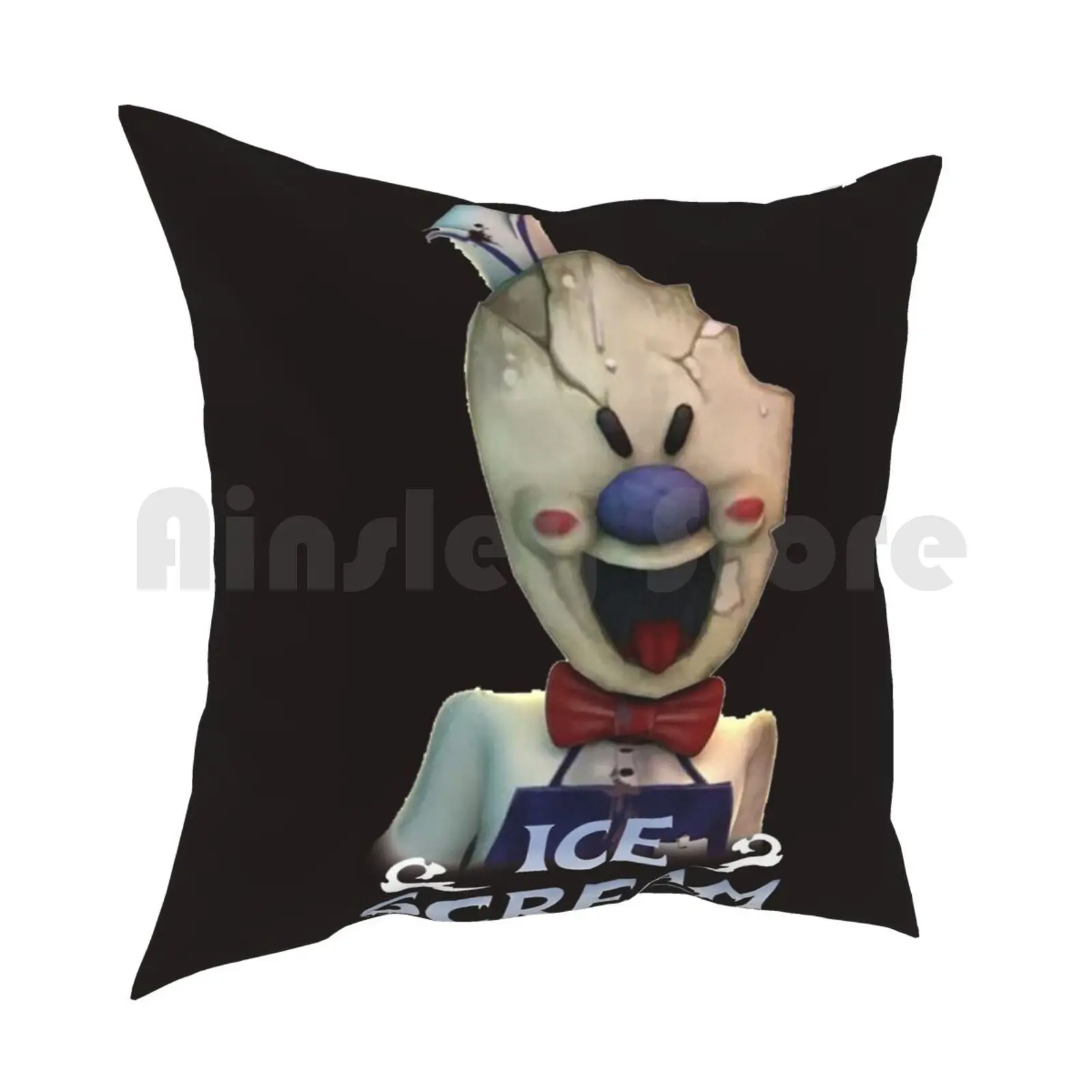 Mobile Horror Game Ice Scream Pillow Case Printed Home Soft DIY Pillow cover Granny Android Ios Slendrina Ice Scream Kindly