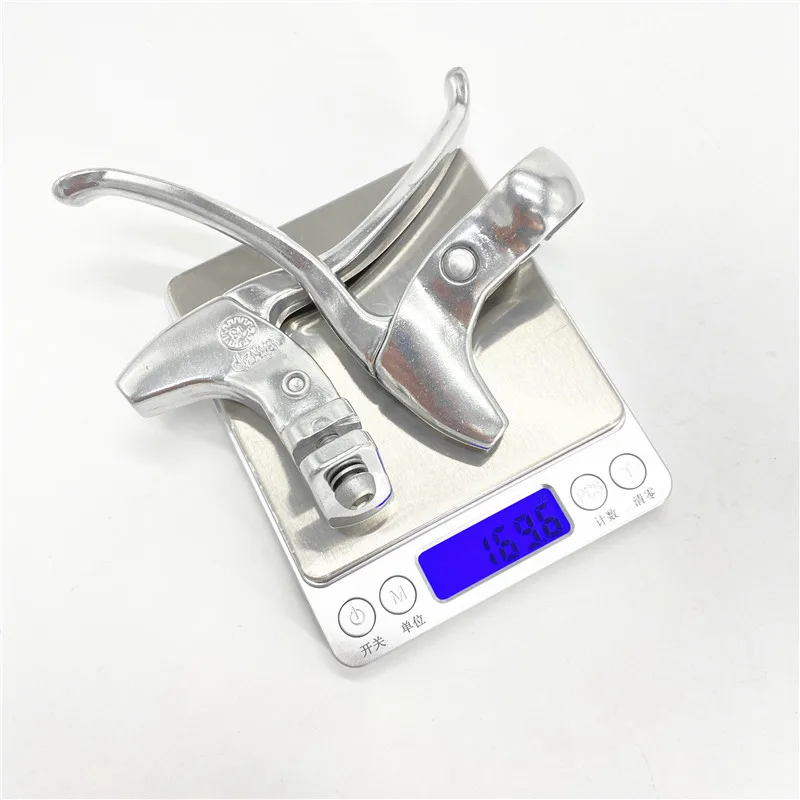 City Bicycle Retro Bike C Caliper Brake Lever Aluminum Alloy 22.2mm Brake Handlebar Silver Winzip