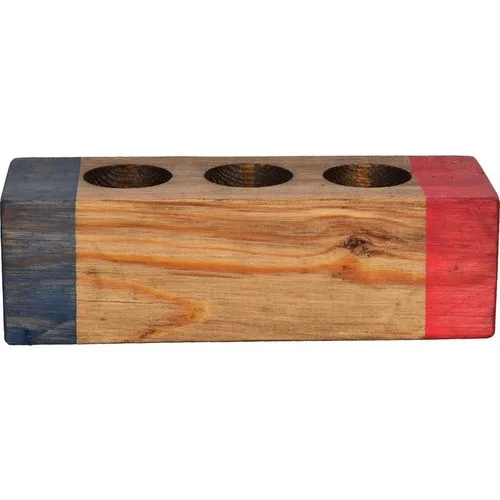 Utyawood Marine Wood Decorative Candle Holder