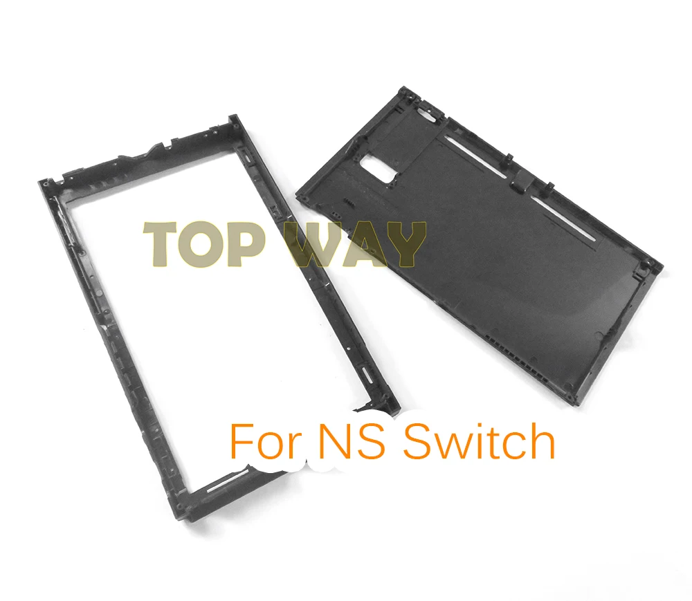 

10sets For Switch Main shell Black Hard Housing Shell Case Part for Switch NS NX Console Front Back Faceplate