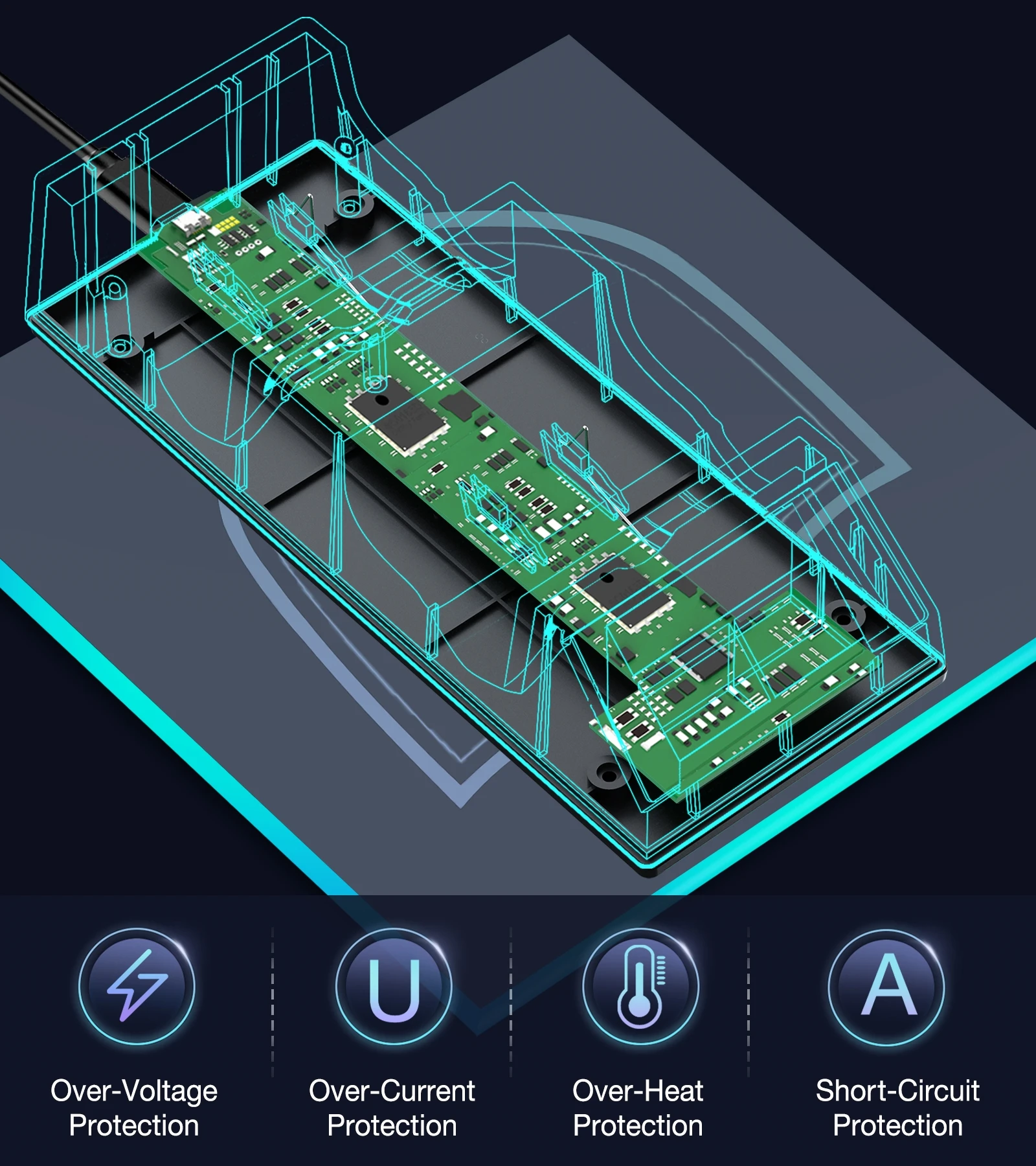 Estación de controlador de carga inalámbrica Dual para Xbox Series X, S/Xbox One X/S/One Elite con 2 paquetes de batería recargable de 1200mAh
