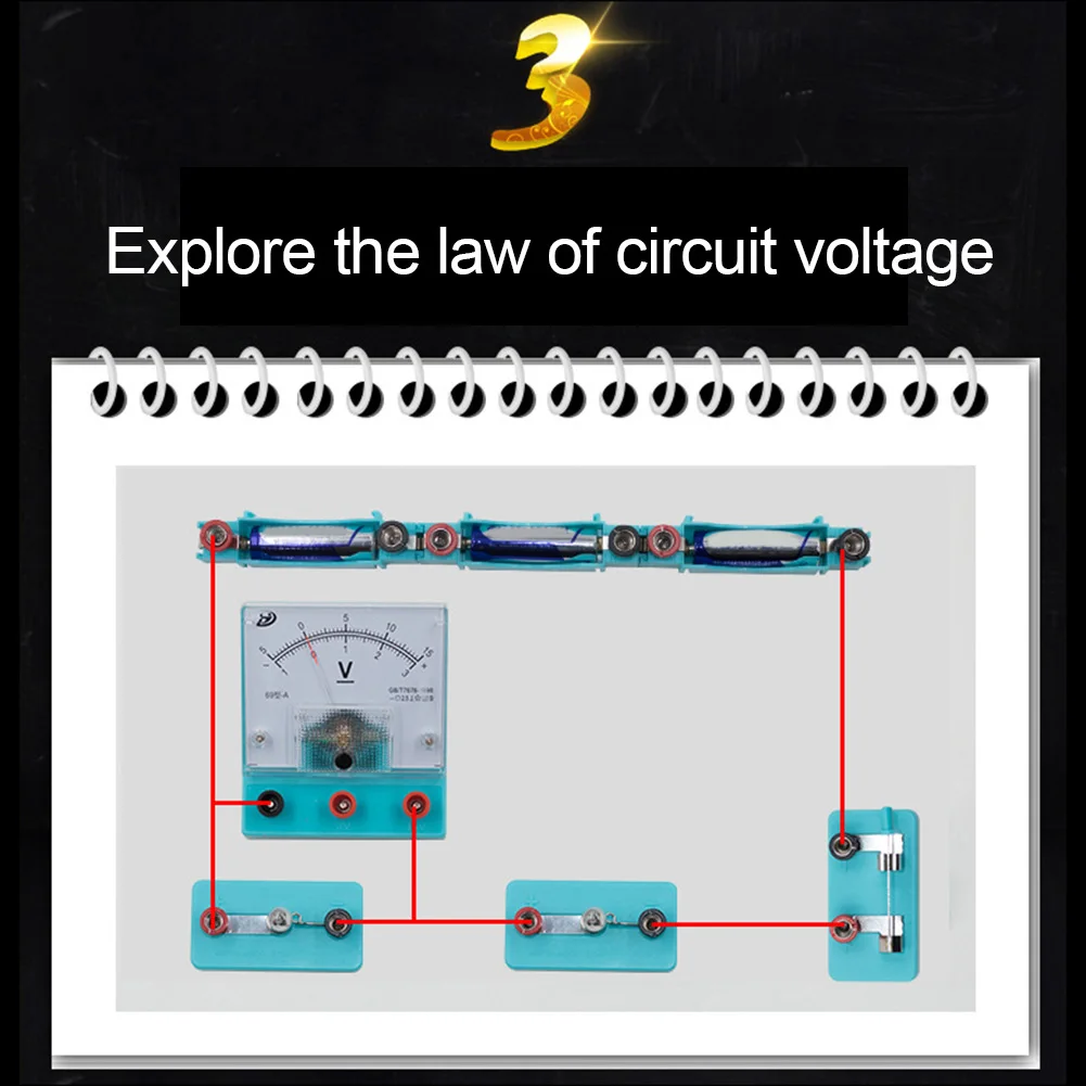Basic Circuit Teaching Aid Electromagnetics Experimental Physics Teaching Material Learning Tools For Students Kids Physical Toy