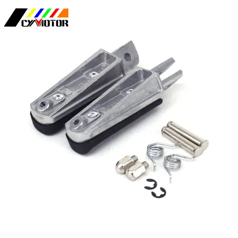 YAMAHA TDR125R FZ6 FZR FZS TDM YZF XJ 600 600 900 MT03 YZF1000 BT FJR FZ1 FZ6R 1100 1300 के लिए मोटरसाइकिल फ्रंट फुटरेस्ट फुट पेग्स 10 best sales यामाहा FZR 1000 - №2