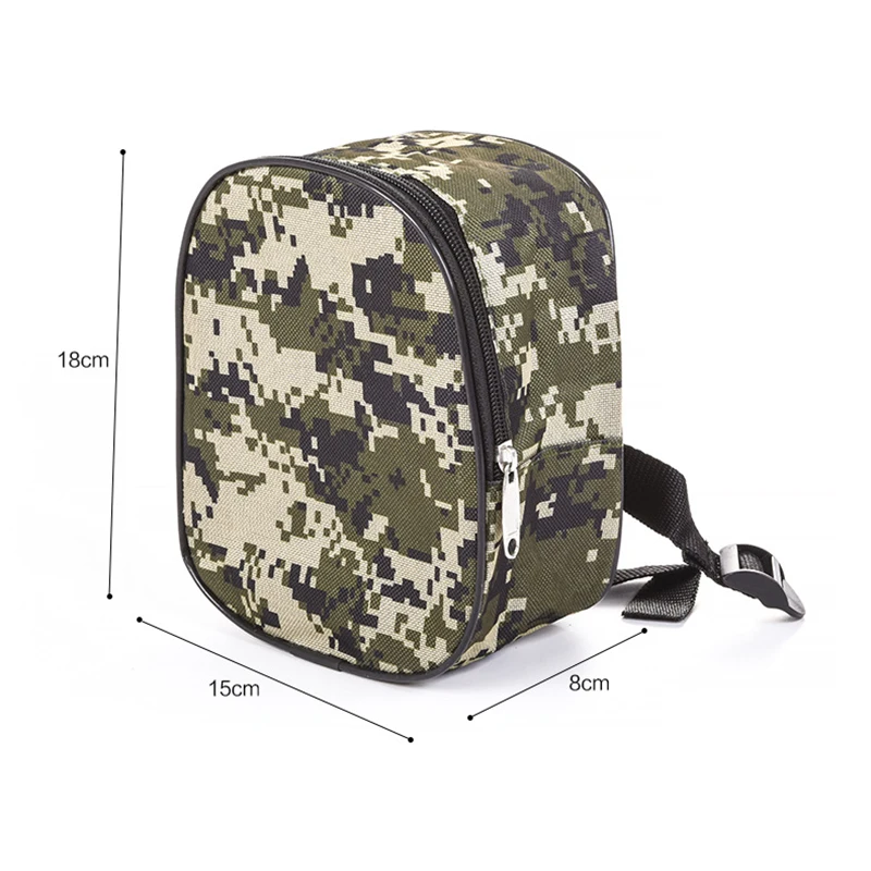 Fishing Reel Bag Accessories Camouflage Small Package Oxford Cloth Portable Lure Soft Case