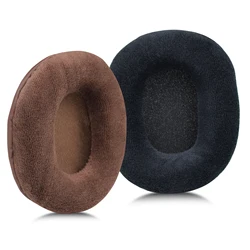 Velvet Velour OVAL Ear pads cushion replacement for ATH-M40 ATH-M50 M50X M30 M40 M35 SX1 M50 M50S ATH Headphones