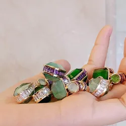 luxury green square geometry earrings women purple gorgeous vintage waterdrop pedant cube jade charm wedding jewelry Dubai bride
