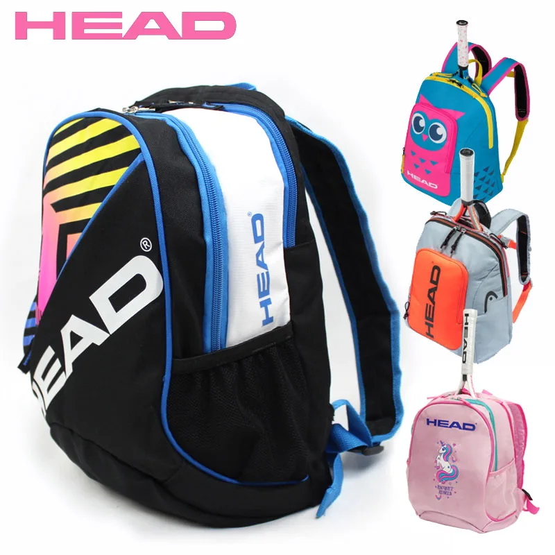 Tas raket tenis kepala anak profesional, tas raket Badminton anak-anak, tas ransel anak 1-2 raket