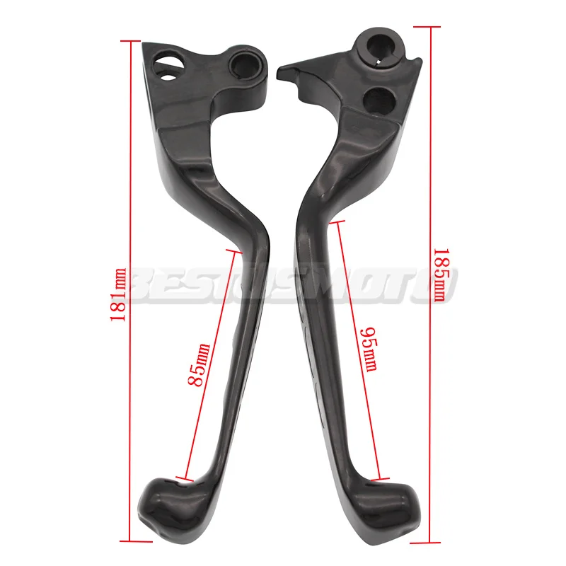 Motorcycle Right&Left Brake Clutch Levers For Harley Sportster XL 1996-2003 Softail 1996- 2014 Dyna 1996-2012 Touring 1996-2007