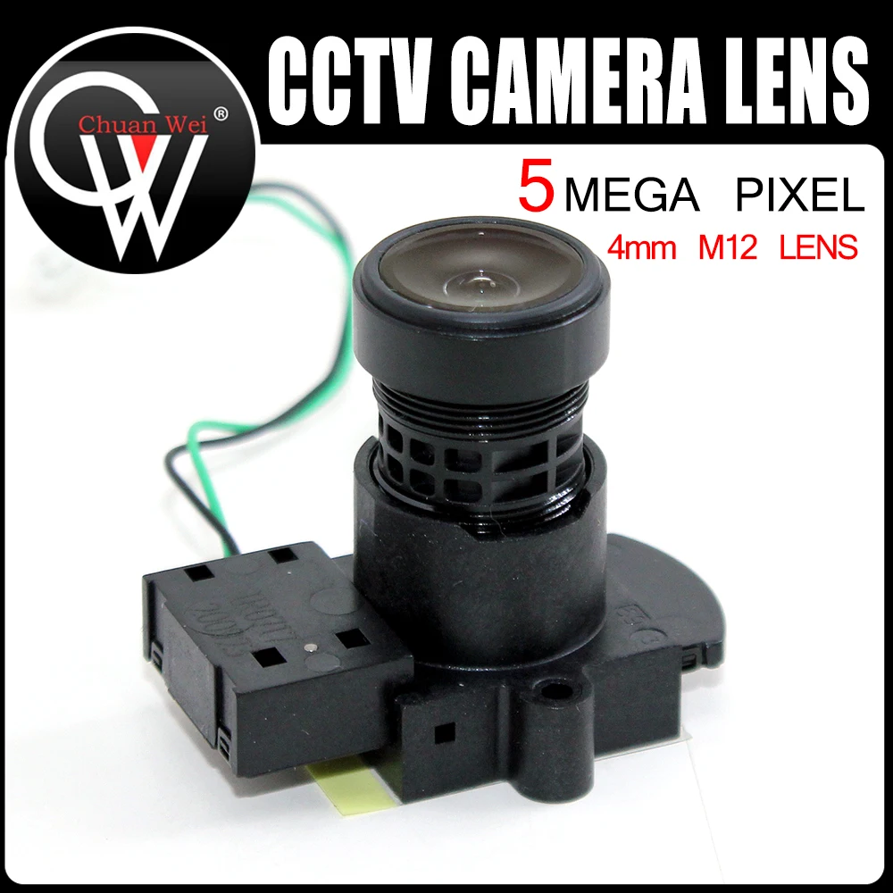 5.0MP 4mm obiektyw 1/2.7 "+ M12 IR cięcia dla przetwornik obrazu IMX327 , IMX307 , IMX290 , IMX291 cctv AHD kamera moduł PCB kamera IP