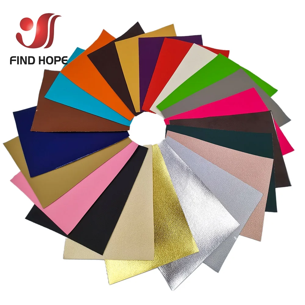A4 Litchi PU Leatherette Fabric for DIY Projects