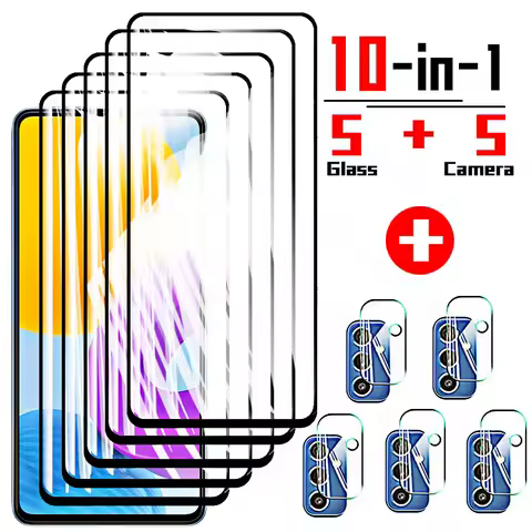 Tempered Glass for Samsung Galaxy M52 5G Screen Protectors Camera Lens Film Svmsung Safety Protective Glas A52s M22 M32 M42 M62