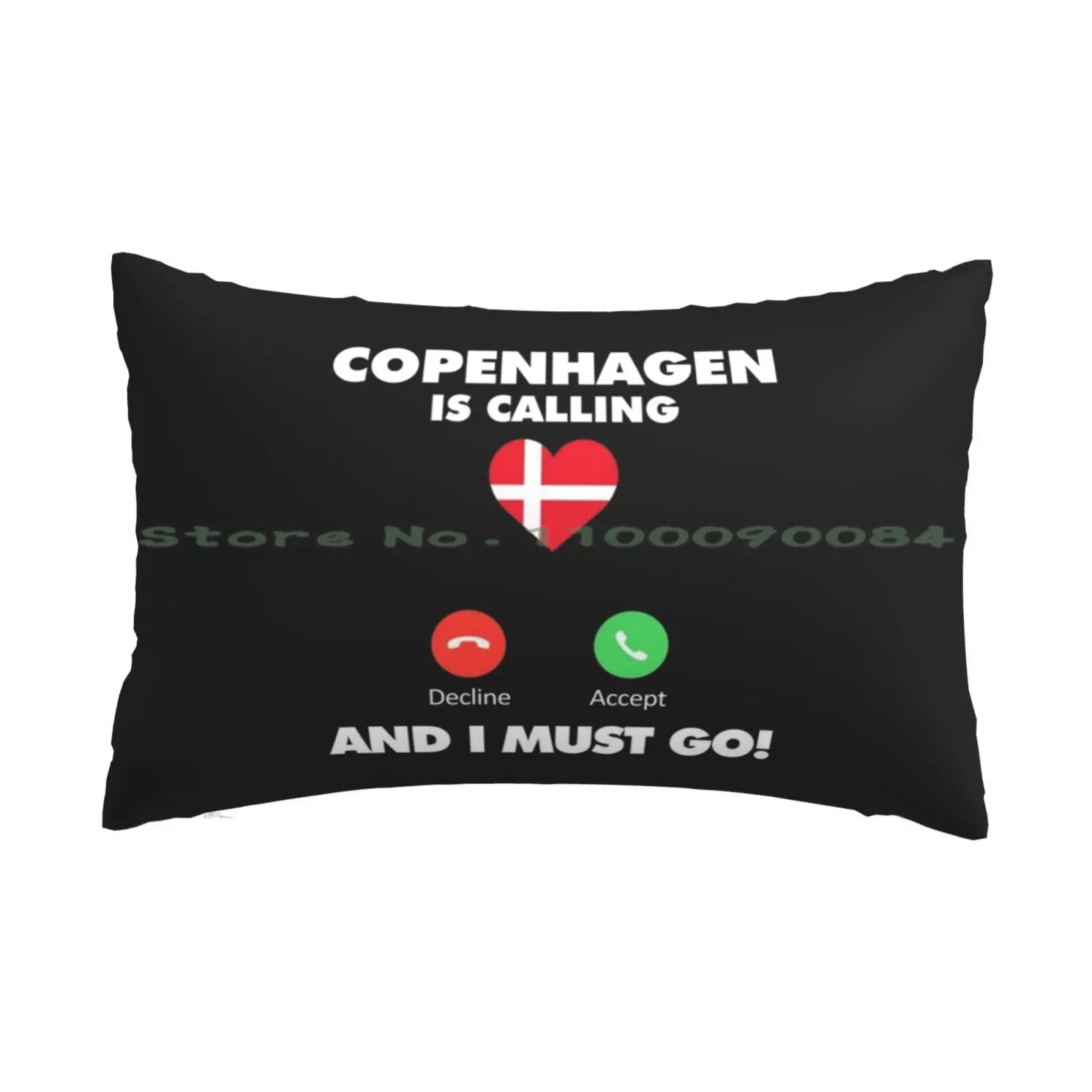 My Copenhagen Is Calling And I Must Go Travel To Denmark Pillow Case 20x30 50*75 Sofa Bedroom Is Calling And I Must Go Travel