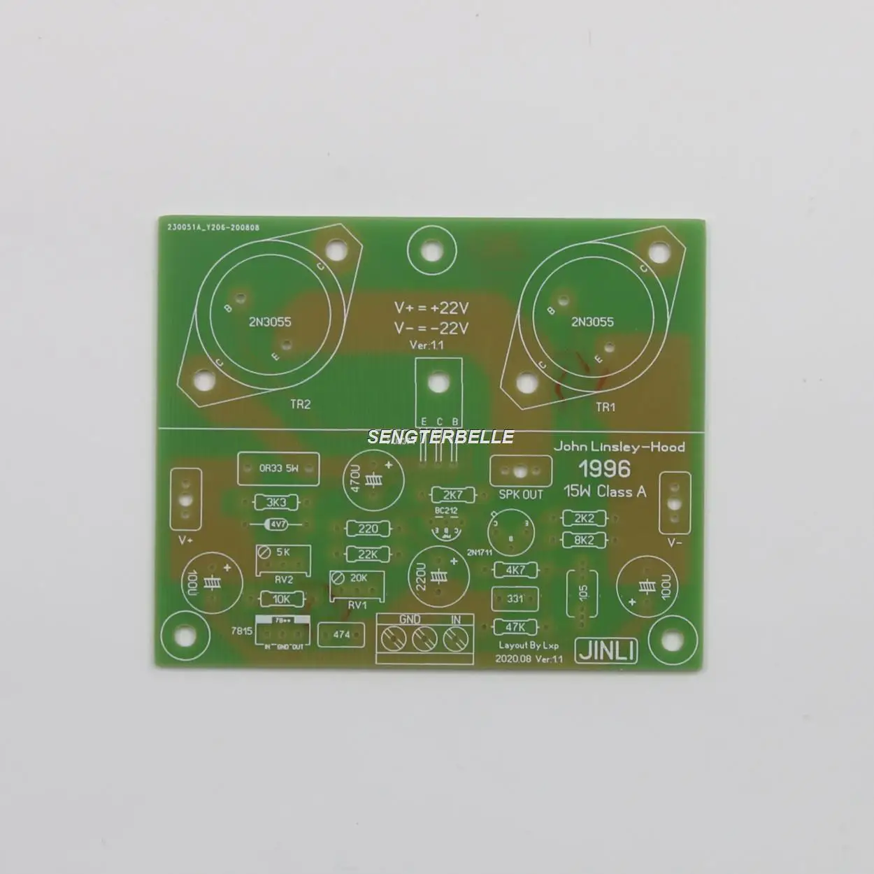 Jlhfi-ゴールドシールパワーアンプ,15w,PCB,col回路