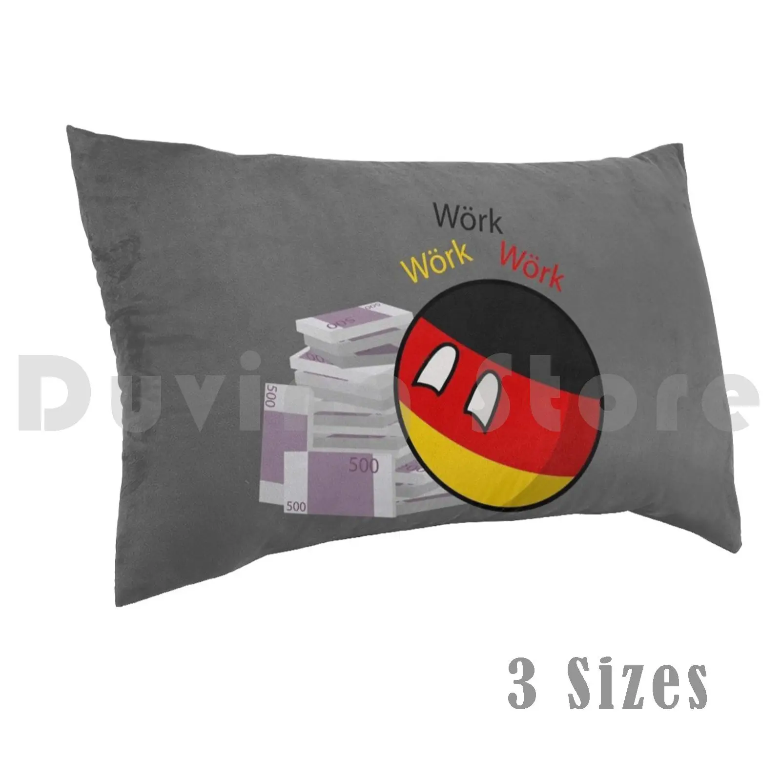 

Polandball-Germany Doing Business Pillow Case Printed 50x75 Polandball Germany Countryball Deutschland Work