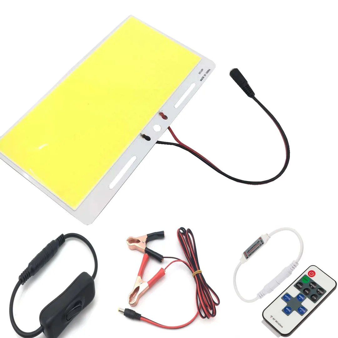 DC12V 100W 220×120mm COB LED Panel For DIY Camping Lights Big Size ZF-220120-04120