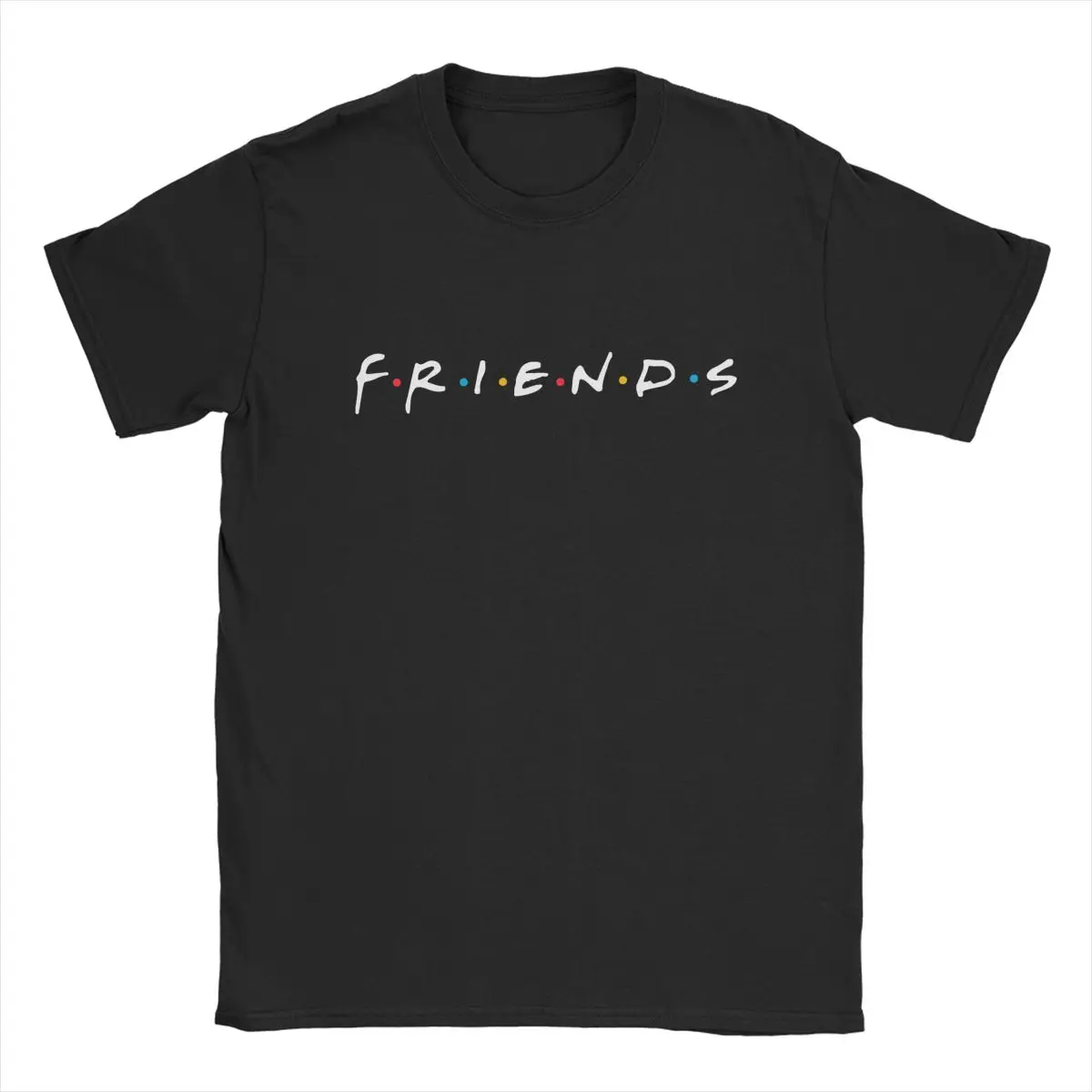 Men T-Shirt Friends TV Show F.R.I.E.N.D.S Awesome 100% Cotton Tee Shirt Short Sleeve T Shirts O Neck Tops Gift