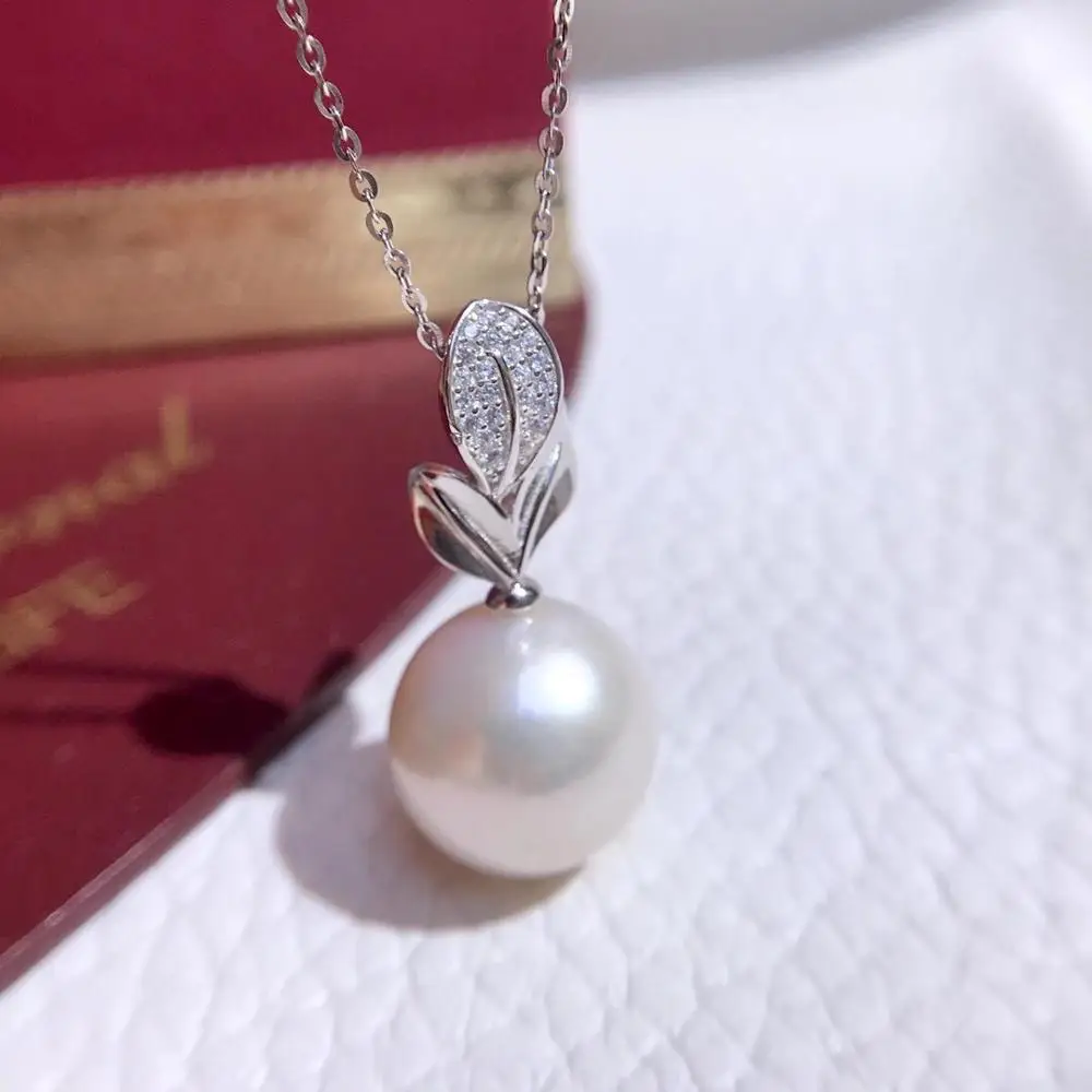 

Hot New 925 Sterling Silver Pendant Base Settings Mountings Findings Parts for Pearl Crystal Jade Agate 5pcs/lot