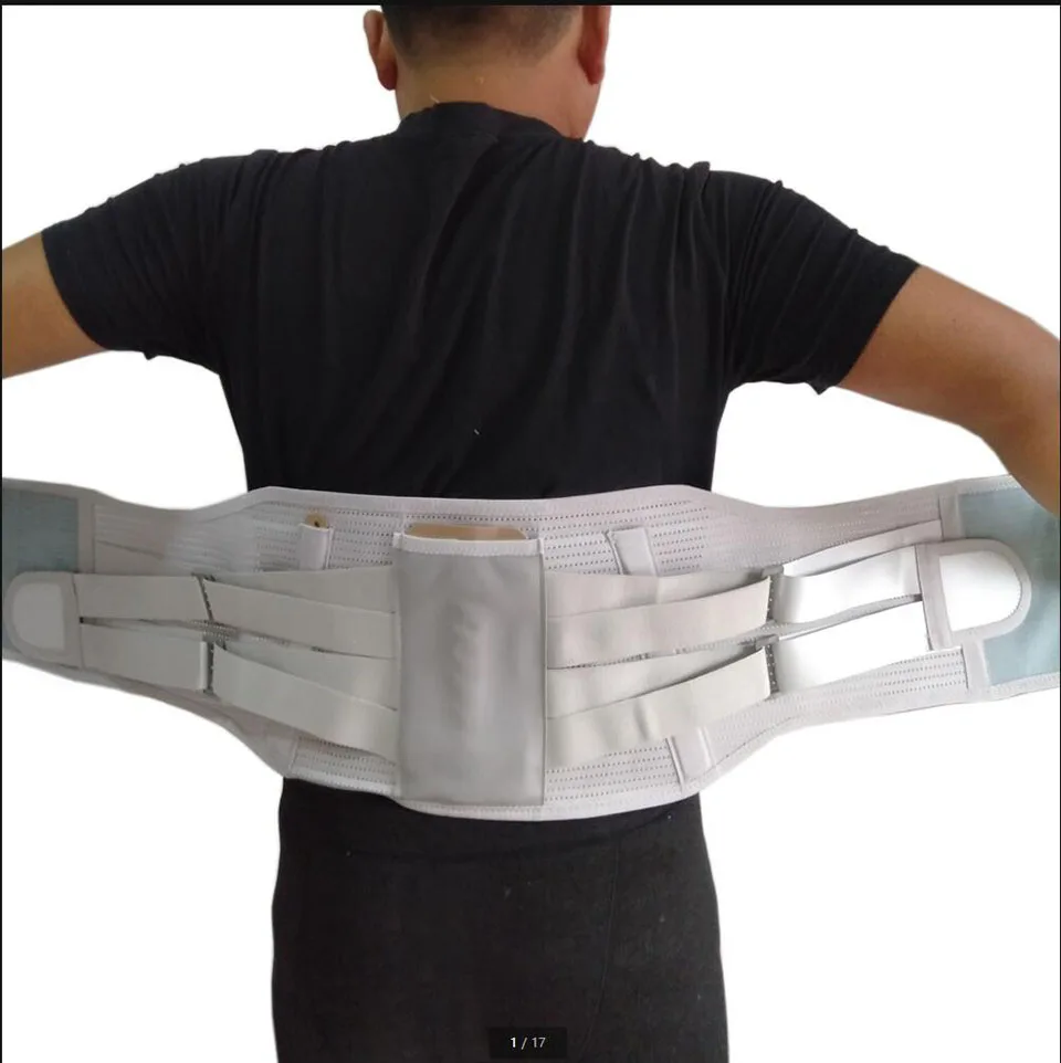 Lumbar Support Belt Disc Herniation Orthopedic Medical Strain Pain Relief Corset For Back Spine Decompression Brace Self-heating