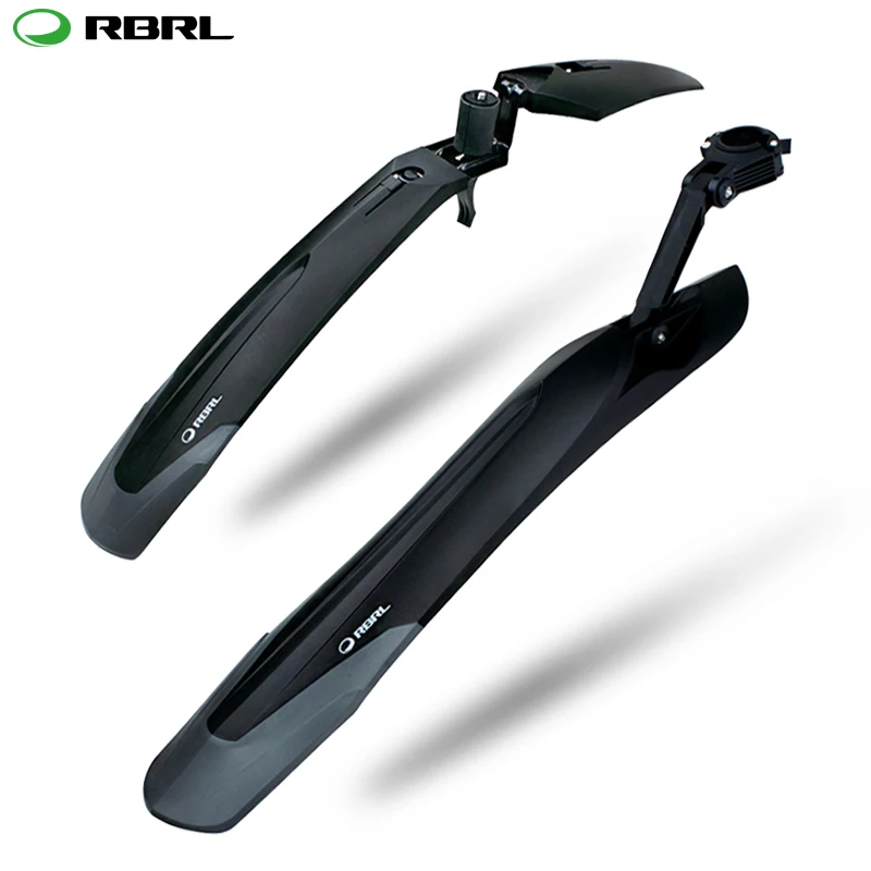 RBRL Bike Mudguard Set MTB Fender E-Bike 26 27.5 29 Mountain Bike TPE Widen Lengthen Quick Release Mud Guards Defender Sets