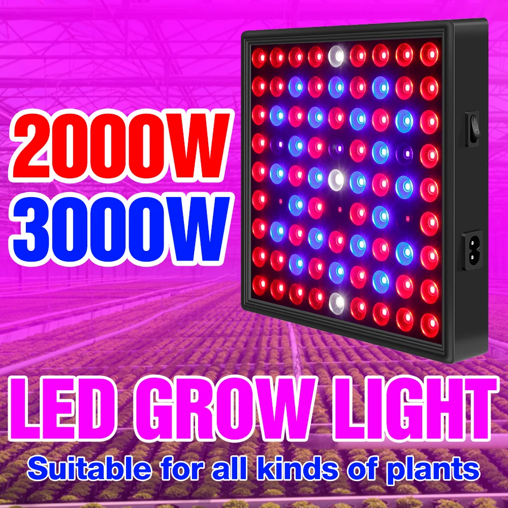 lampada led para estufa 2000w 3000w 220v cultivar sementes de flores fitolamp 2835 01