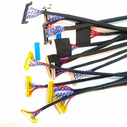 15pcs LVDS cable kit for10-65inch schermo 20pin 30pin 40pin 51pin 6bit 8bit cavo dello schermo comunemente usato per la modifica della riparazione TV