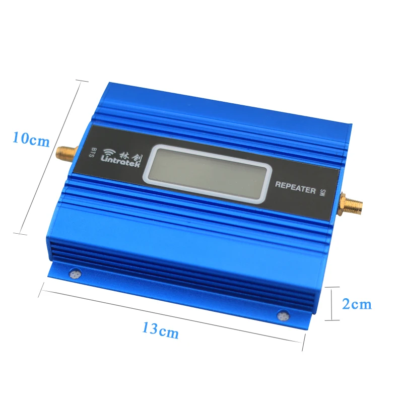 Lintratek GSM Repeater 900Mhz Signal Booster GSM 900 Ampli 2G Mini Mobile Phone Signal Repeater LCD Display Full kit 10M cable