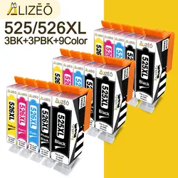 PGI525 PGI-525 CLI-526 Ink Cartridges compatible replacement For Canon Pixma MG5120 MG5150 MG5200 MG5250 MG6120 MG6150 MG6220