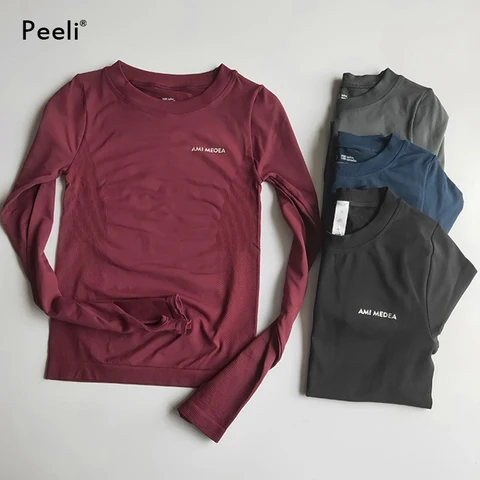 Спортивный топ Peeli из нейлона и спандекса для активных тренировок — детальный вид товара