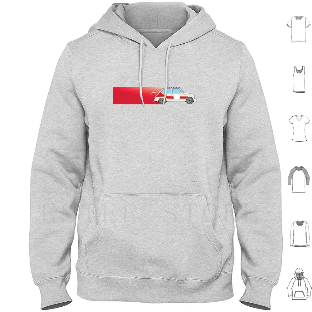 Abarth 1000 Tcr Red Gradient Hoodie Long Sleeve Abarth 1000 Tcr Sports Car Italian 1967
