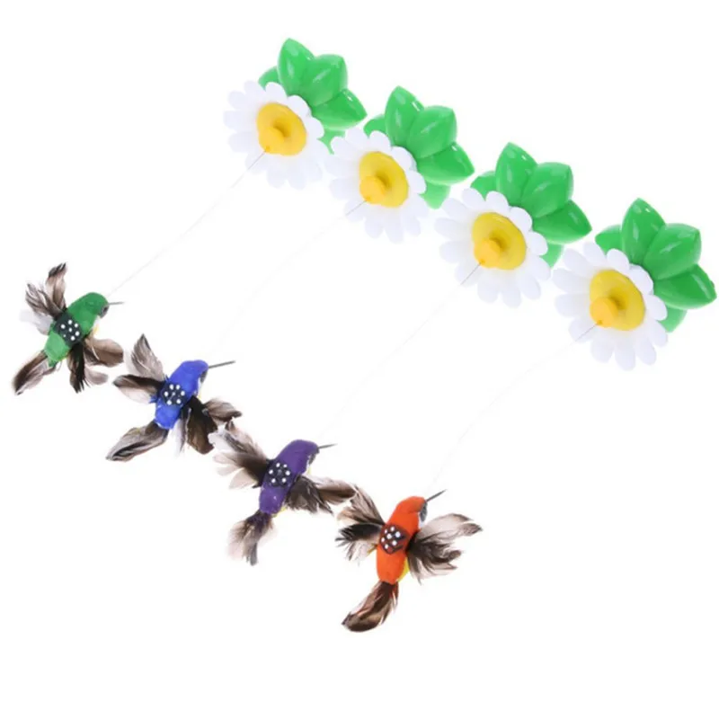 Modern new electric butterfly fly electric bird toys and cats have a good time ehs pet products