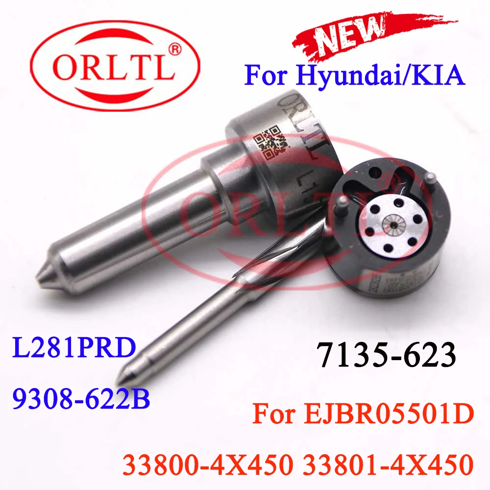 

338004X450 338014X450 Diesel Injector Repair Kits 7135-623 Valve 9308-622B Nozzle L281PRD L281PBD for Hyundai KIA EJBR05501D