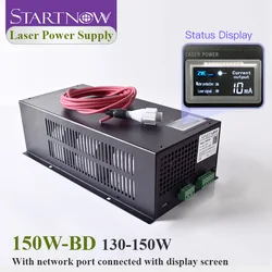 Startnow 150W-BD CO2 Laser Power Supply With Display Screen 150W 220V 110V For Laser Device Cutter Equipment Parts MYJG-150