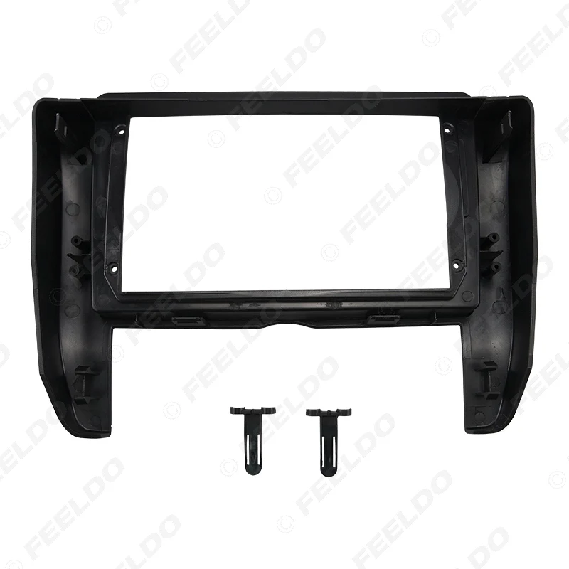 FEELDO Car 2Din Audio Face Plate Fascia Frame For Toyota Allion 260 9