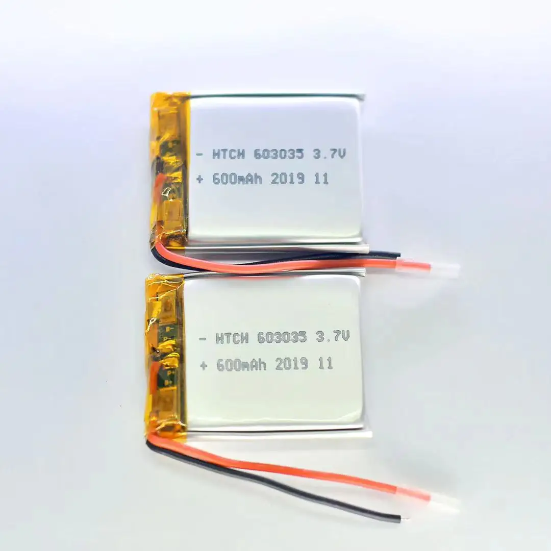 buy more will cheap Polymer lithium battery 603035 3.7V 600mah sprayer battery Bluetooth speaker rechargeable battery